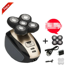 Upgraded 5-in-1 Cordless Electric Head Shaver Kit