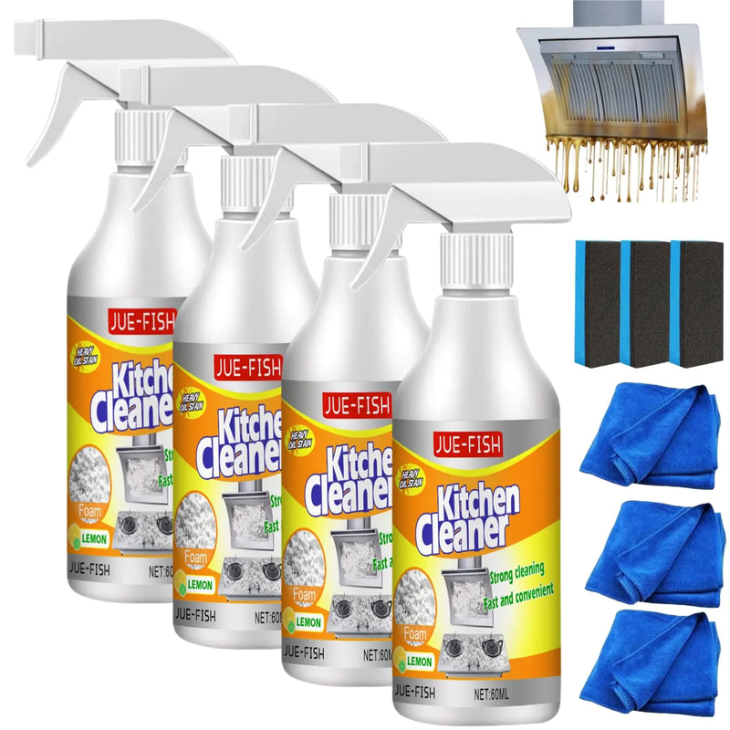 peehss Kitchen Foam Cleaner - Jue-Fish Kitchen Cleaner Powerful Kitchen Foam Cleaner Multifunctional Foam Cleaner Multi-Purpose Foam Cleaner Kitchen Foaming Cleaner Spray Oil Cleaning Agent (4)